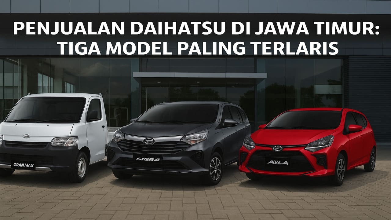 Inilah Tiga Mobil Daihatsu Terlaris di Jawa Timur, Simak Apa Saja