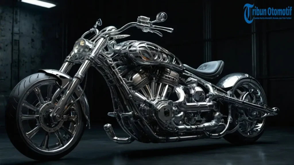 5 Tema Modifikasi Chopper V-Styles Bergaya Alien Biomechanic