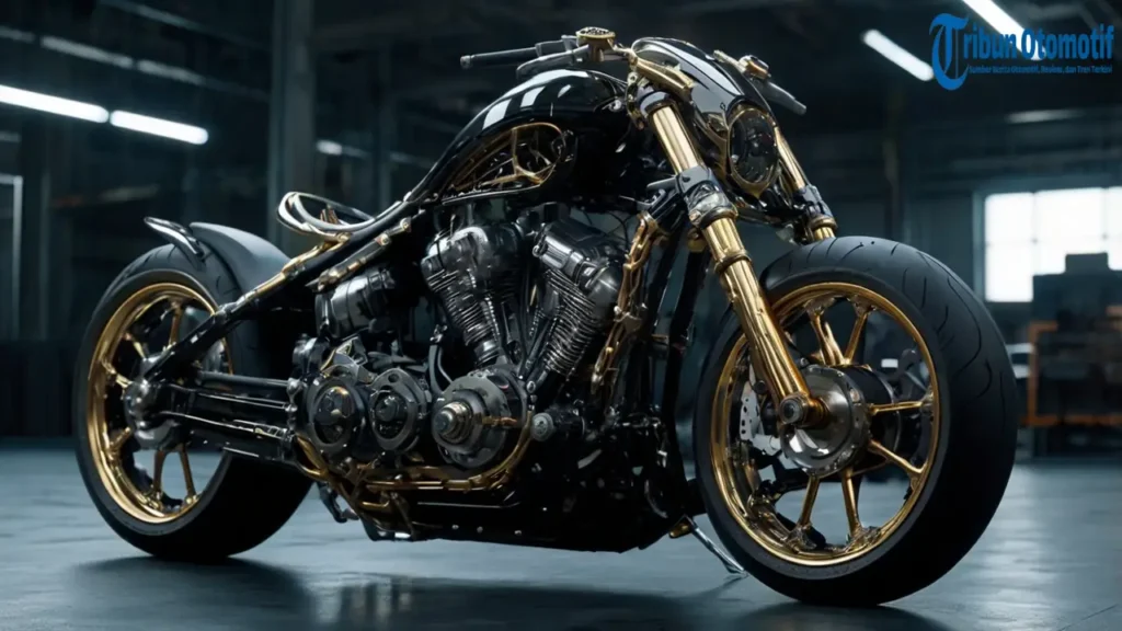 5 Tema Modifikasi Chopper V-Styles Bergaya Alien Biomechanic