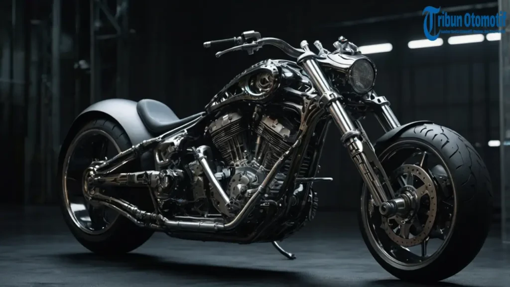 5 Tema Modifikasi Chopper V-Styles Bergaya Alien Biomechanic