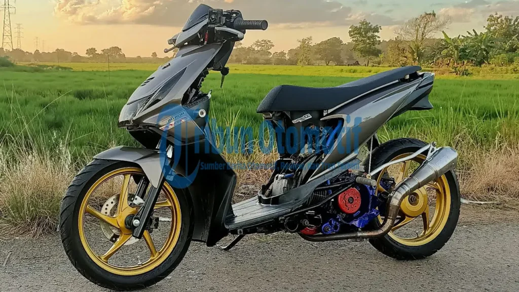 5 Tema Modifikasi Motor Matic Simple Tapi Tetap Terkesan Sporty