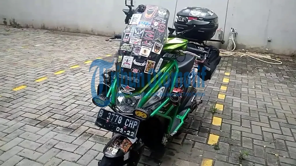 5 Tema Modifikasi Motor Matic Simple Tapi Tetap Terkesan Sporty