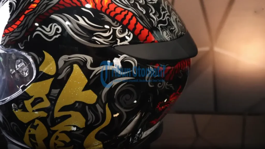 Detail Helm Zeus ZS822B Motif SNI + DOT Harga Rp 900 Ribu