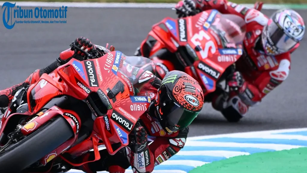 Duo Ducati Lenovo Bersinar! Bagnaia Juara, Marquez Runner Up