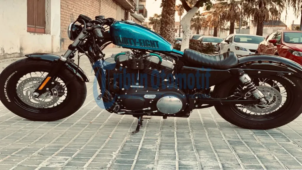Sportster Bobber Army Base Modifikasi Rangka Honda GL Series
