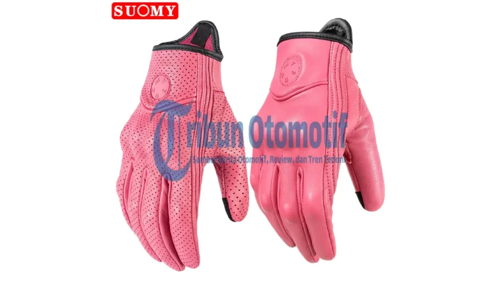 Kenapa Suomy Lady Pink Selalu jadi Sarung Tangan Full Finger Pilihan Banyak Lady Bikers?