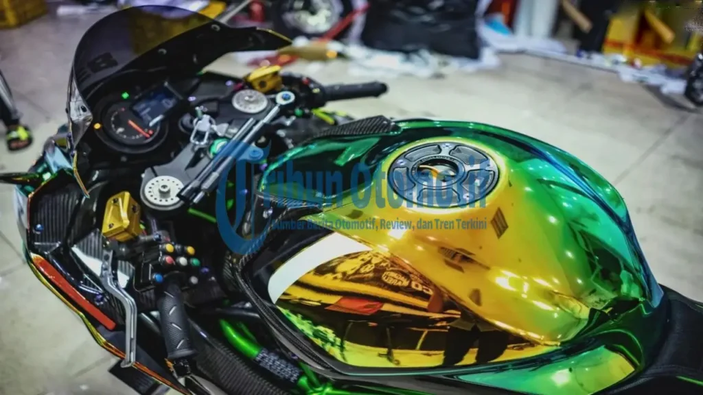 7 Ide Custom Desain Tangki Kawasaki Ninja 250 Fi