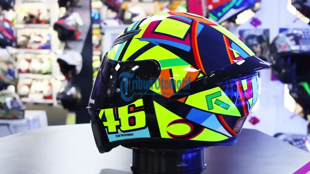 Sejarah Unik di Balik Desain Helm Soleluna Milik Valentino Rossi