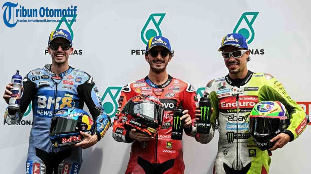 Dominasi Ducati! Bagnaia, Alex Marquez, dan Morbidelli