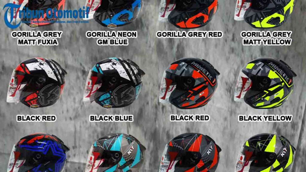KYT Galaxy Flat R — Helm Half Face yang Jadi Andalan